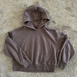 Zara Tan Hoodie Sweatshirt Medium
